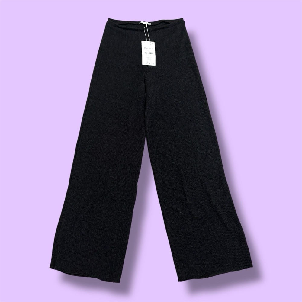 Zara Black Wide Leg Pants